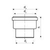 Муфта вставна (відновник розтрубу) 110/110 Ostendorf 110 мм в інтернет супермаркеті PbayMarket!