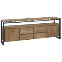 Комод для речей Loft NS-298 930x2000x400 мм Чорний Комод для речей Loft NS-298 930x2000x400 мм Чорний