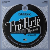 Струни для класичної гітари D'Addario EJ46TT Classic Silverplated Wound Titanium Nylon Hard Tension Струни для класичної гітари D'Addario EJ46TT Classic Silverplated Wound Titanium Nylon Hard Tension