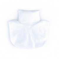 Манишка на шию Luxyart one size для дітей і дорослих біла (KQ-2782)
