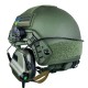 Шолом кевларовий FAST NIJ IIIA та навушники Earmor M31H Mod3 XL Ranger Green