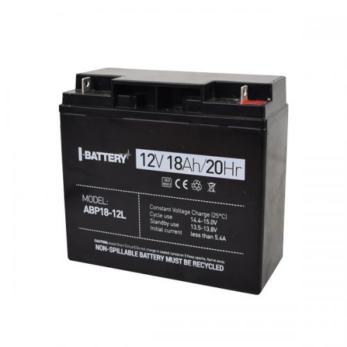 Акумулятор 12В 18 Ач для ДБЖ I-Battery ABP18-12L