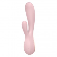 Смарт вібратор-кролик Satisfyer Mono Flex Mauve, 2 мотори, керування через інтернет