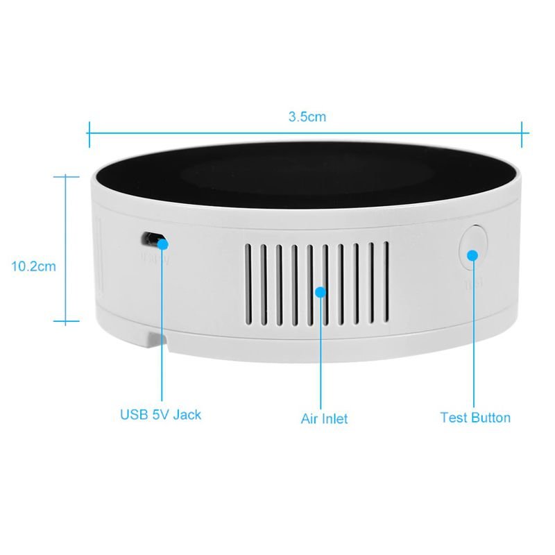 Розумний датчик витоку газу WiFi з сиреною Yobang Security GS-85 wifi + Iphone & Android App