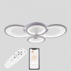 Стельова LED люстра Sunlight 5332/2+2 R білий