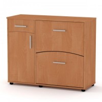 Тумба для взуття Компаніт ТО-5 Вільха (99х38х82 см) Тумба для взуття Компаніт ТО-5 Вільха (99х38х82 см)