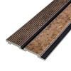 Декоративна стінова рейка Sticker Wall PS 2900x120x12 мм Коричневий (SW-00001749)