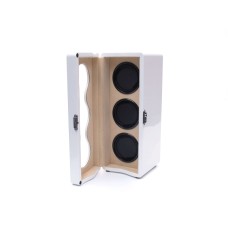 Шкатулка Salvadore для підзаводу 3 годинників SL/8198-WH 3x3 Білий