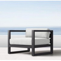 Лаунж крісло у стилі Loft NS-948 680x750x750 мм Черный