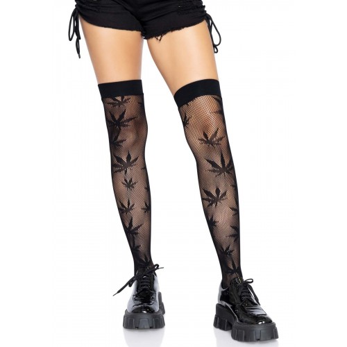 Панчохи Leg Avenue 420 Net thigh highs Black в інтернет супермаркеті PbayMarket!