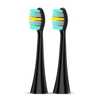 Змінні насадки для звукової електричної зубної щітки Seago SG987 SG982 Чорний 2 шт (1057) Змінні насадки для звукової електричної зубної щітки Seago SG987 SG982 Чорний 2 шт (1057)