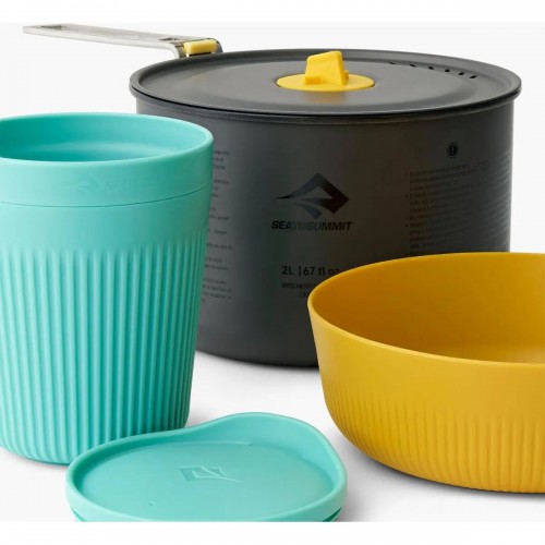 Набір посуду Sea to Summit Frontier UL One Pot Cook Set М 3 шт Різнокольоровий (STS ACK027031-122105) Набір посуду Sea to Summit Frontier UL One Pot Cook Set М 3 шт Різнокольоровий (STS ACK027031-122105)