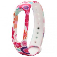 Ремінець Painted Strap для Xiaomi Mi Band 3/4 Квітковий Візерунок 2 (hub_ODxn65266)