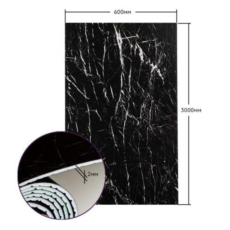 Самоклеюча стінова PET плитка в рулоні 600*3000*2mm SW-00001694 Sticker Wall