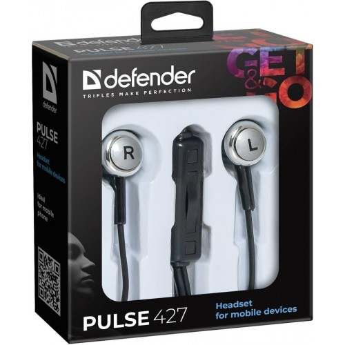 Гарнітура Defender Pulse 427 Black/Silver (63427) (6232787)