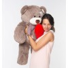 Плюшевий ведмідь із серцем Mister Medved Латки 100 см Капучино (073)