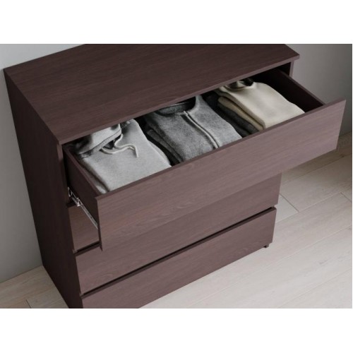 Комод з 4-ма ящиками Меблева Площа Венге 80х40х100 см Комод з 4-ма ящиками Меблева Площа Венге 80х40х100 см