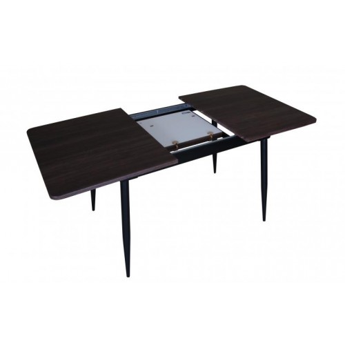 Стіл Max's furniture Денвер 75х120/160х75 см Дуб Табак + Чорний Стіл Max's furniture Денвер 75х120/160х75 см Дуб Табак + Чорний