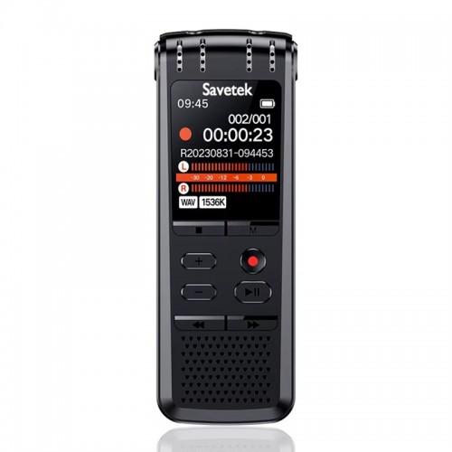 Диктофон з шумозаглушенням та лінійним входом Savetek GS-R58 32 Гб (101148-32) Диктофон з шумозаглушенням та лінійним входом Savetek GS-R58 32 Гб (101148-32)