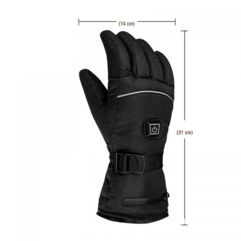 Перчатки з підігрівом на акумуляторах до 50 градусів Luckstone WarmSpace HE500, 3 режима, до 4 годин зігрівання, розмір L (100793)