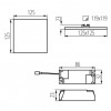 Точковий світильник Kanlux Arel 12.5x12.5x2.3 см Білий (Kan29586)