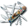 Складаний ніж Victorinox Huntsman Ukraine 91 мм 16 функцій Благородний Сокіл (1.3713.7_T3260pw)