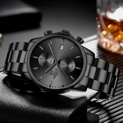 Наручний годинник чоловічий Cheetah Mars Black Чорний (2409) Наручний годинник чоловічий Cheetah Mars Black Чорний (2409)