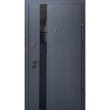 Двері вхідні Ваш Вид Страж / STRAJ Slim S Glass-A Двокольорні 850/950х2040х95 Ліве/Праве