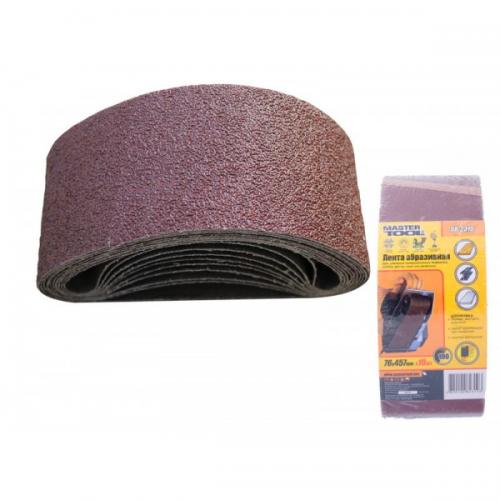 Стрічка шліфувальна MASTERTOOL зерно 100 76х457 мм 10 шт 08-2310 Стрічка шліфувальна MASTERTOOL зерно 100 76х457 мм 10 шт 08-2310