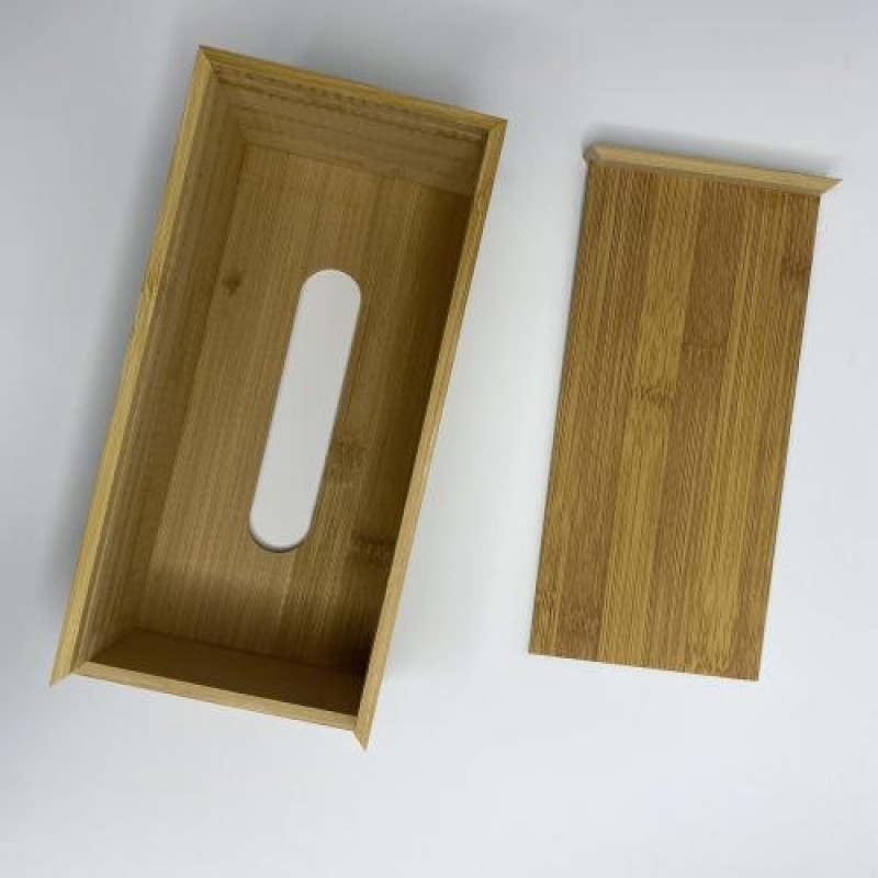 Диспенсер для серветок бамбуковий 23,5х11,5х8,8 см A-PLUS 6107