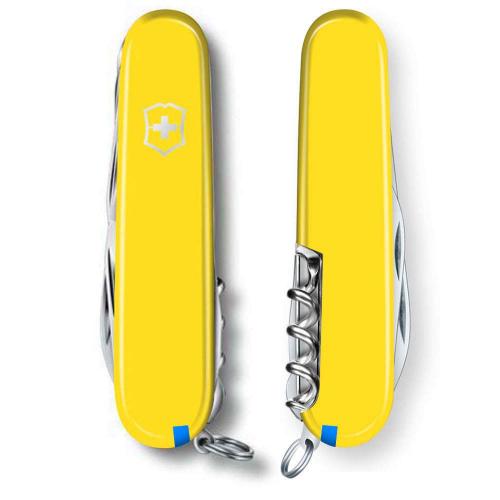 Складаний ніж Victorinox Huntsman 91 мм 15 функцій Жовтий (1.3713.8) Складаний ніж Victorinox Huntsman 91 мм 15 функцій Жовтий (1.3713.8)