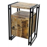 Тумба в стилі Loft NS-1450 630x450x400 мм Черный Тумба в стилі Loft NS-1450 630x450x400 мм Черный