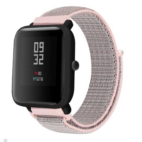 Ремінець BeWatch для Xiaomi Amazfit BIP| Lite | GTS | GTR 42mm нейлоновий 20мм липучка Рожевий (1011338) Ремінець BeWatch для Xiaomi Amazfit BIP| Lite | GTS | GTR 42mm нейлоновий 20мм липучка Рожевий (1011338)