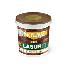 Лазур декоративно-захисний Skyline Lasur Wood для обробки дерева Дуб світлий 0.4 л
