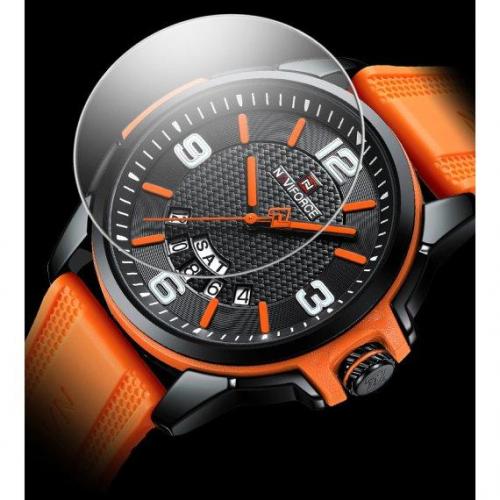 Наручний годинник чоловічий NaviForce Young Orange Чорний (2626143813) Наручний годинник чоловічий NaviForce Young Orange Чорний (2626143813)