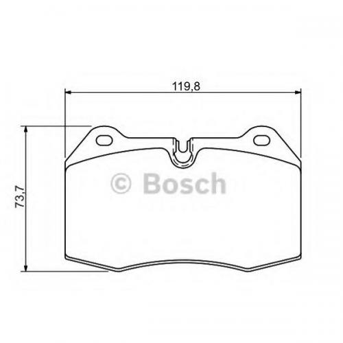 Колодки гальмові Bosch дискові передні BMW 840i,Ci/730d,i,iL/728 i,iL -01 0986494282 в інтернет супермаркеті PbayMarket!