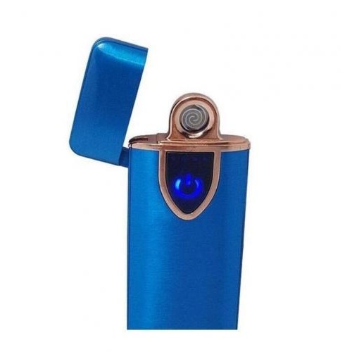 Запальничка акумуляторна перезаряджається Lighter 8070 Синя Запальничка акумуляторна перезаряджається Lighter 8070 Синя