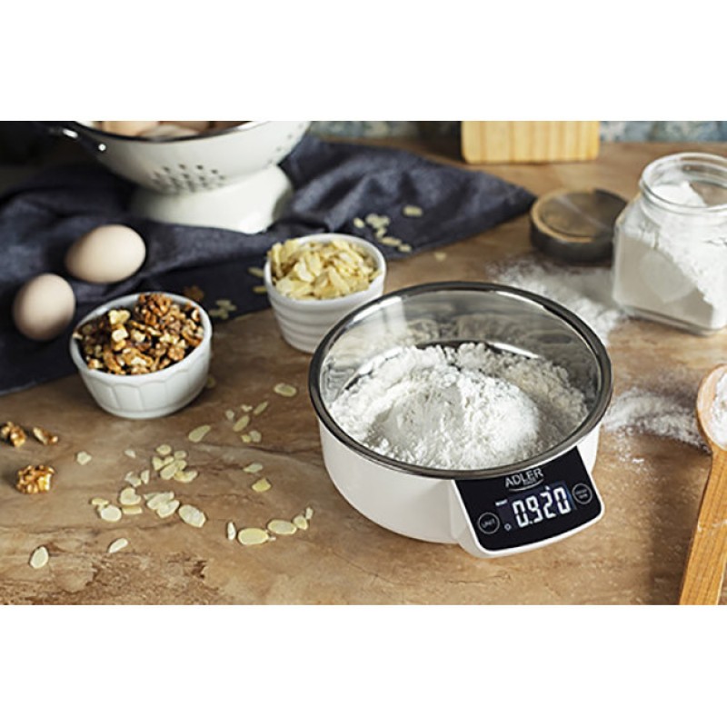Кухонні ваги Adler AD 3166 з чашею 900 мл