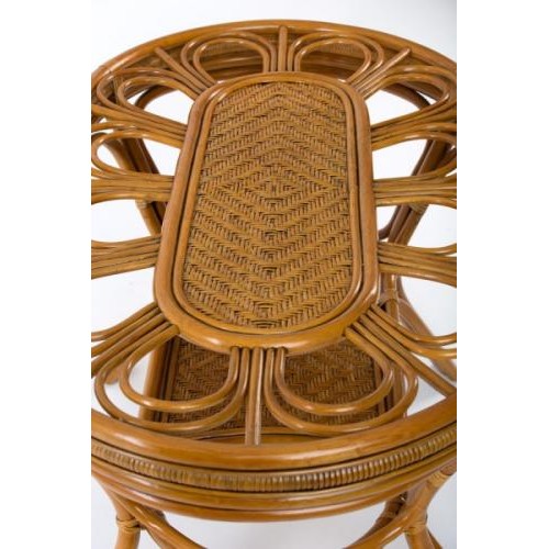 Обідній стіл Асканія CRUZO натуральний ротанг королівський дуб (st0014) Обідній стіл Асканія CRUZO натуральний ротанг королівський дуб (st0014)