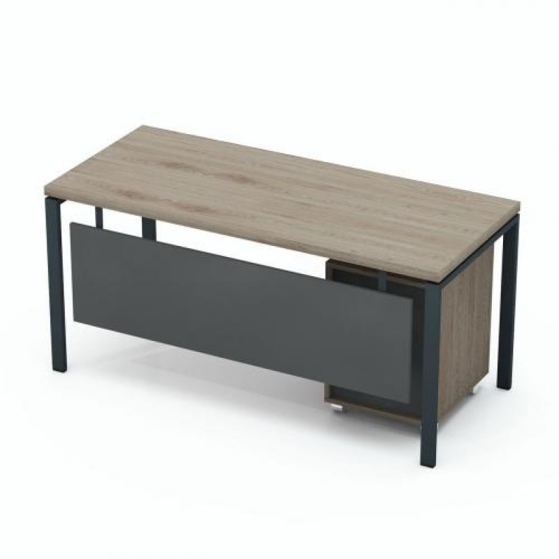 Офісний стіл у стилі Loft NS-1293 780x1300x650 мм Черный