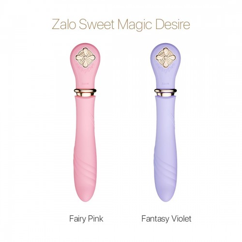 Пульсатор із підігрівом Zalo Sweet Magic - Desire Fairy Pink, турбо режим в інтернет супермаркеті PbayMarket!