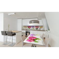 Наклейка вінілова на стіл Zatarga «Яскраві Квіти» 650х1200 мм Z180661/1st