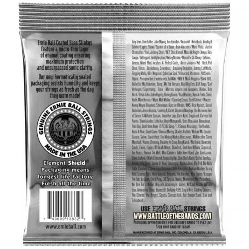 Струни для бас-гітари Ernie Ball 3834 Coated Super Slinky Bass 4-Strings 45/100 Струни для бас-гітари Ernie Ball 3834 Coated Super Slinky Bass 4-Strings 45/100