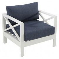 Лаунж крісло у стилі Loft NS-959 680x650x650 мм Белый