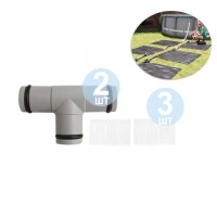 Набір: InPool 22980 для підключення за принципом розподіл тиску під шланг 38 мм