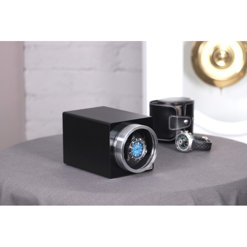 Шкатулка Salvadore для підзаводу 1 годинника MB/411/B 11х11х17,5 см Чорний