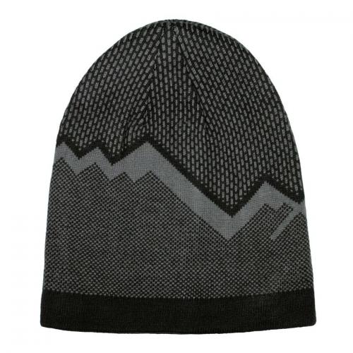 Шапка біні Beaniqe Mountains One Size Чорний/Сірий (21143) в інтернет супермаркеті PbayMarket!