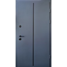 Двері вхідні Ваш Вид LAMA LINE 2 Метал/МДФ Графіт/біле дерево 870/970х2070х90 Ліве/Праве