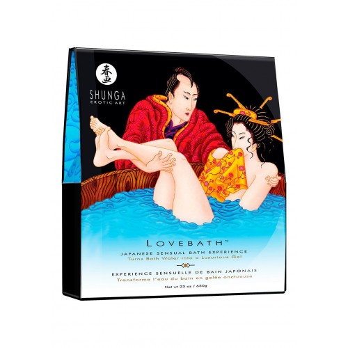 Гель для ванни Shunga LOVEBATH – Ocean temptations 650 г, робить воду ароматним желе зі SPA ефектом в інтернет супермаркеті PbayMarket!