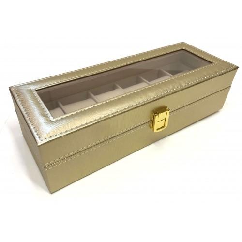 Шкатулка для зберігання годинників Craft 6PU.GL Золотий Шкатулка для зберігання годинників Craft 6PU.GL Золотий
